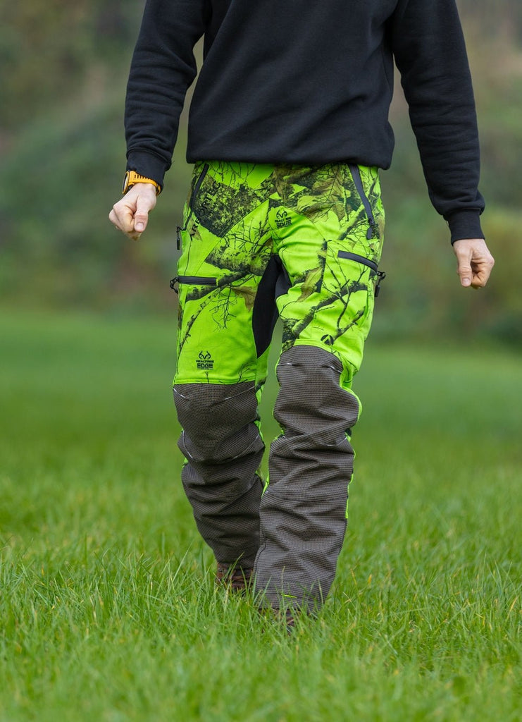AT4060 - Breatheflex Pro Realtree Chainsaw Trousers Design A/Class 1 - Lime - Arbortec Forestwear