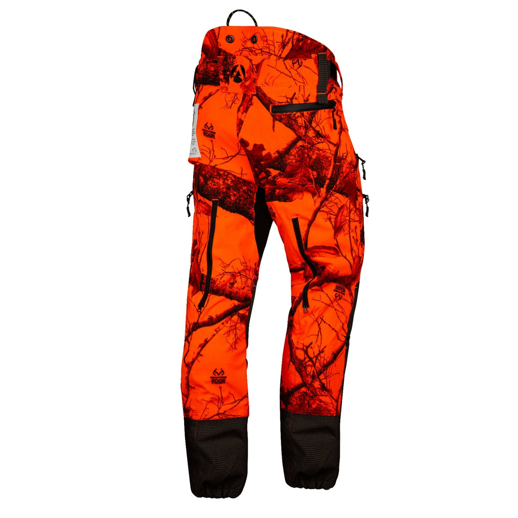 AT4060 UL - Breatheflex Pro Realtree Chainsaw Pants Design A/Class 1 - Orange - Arbortec Forestwear