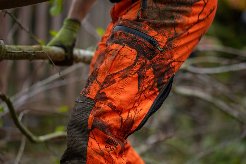 AT4060 UL - Breatheflex Pro Realtree Chainsaw Pants Design A/Class 1 - Orange - Arbortec Forestwear