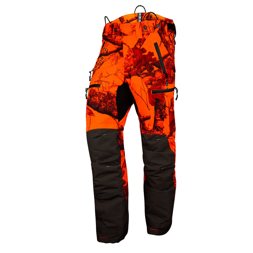 AT4060 UL - Breatheflex Pro Realtree Chainsaw Pants Design A/Class 1 - Orange - Arbortec Forestwear