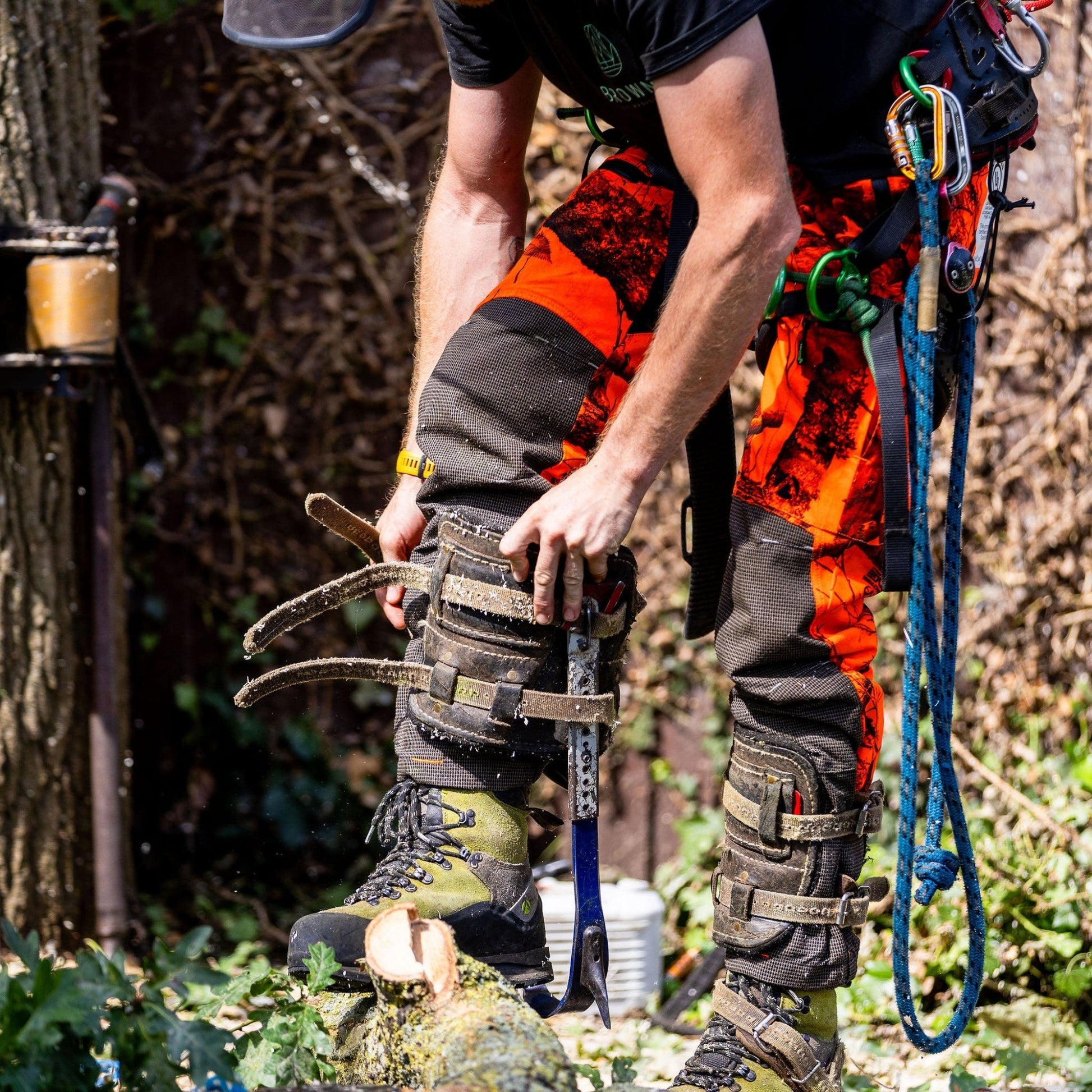 AT4060 UL - Breatheflex Pro Realtree Chainsaw Pants Design A/Class 1 - Orange - Arbortec Forestwear