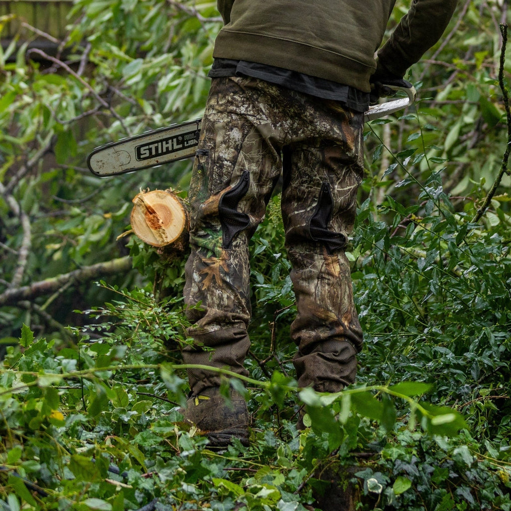 AT4060 UL - Breatheflex Pro Realtree Chainsaw Trousers Design A/Class 1 - Brown - Arbortec Forestwear