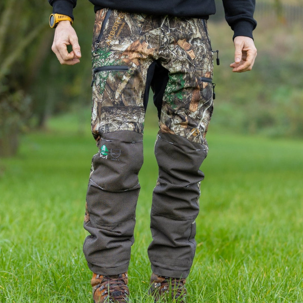 AT4060 UL - Breatheflex Pro Realtree Chainsaw Trousers Design A/Class 1 - Brown - Arbortec Forestwear