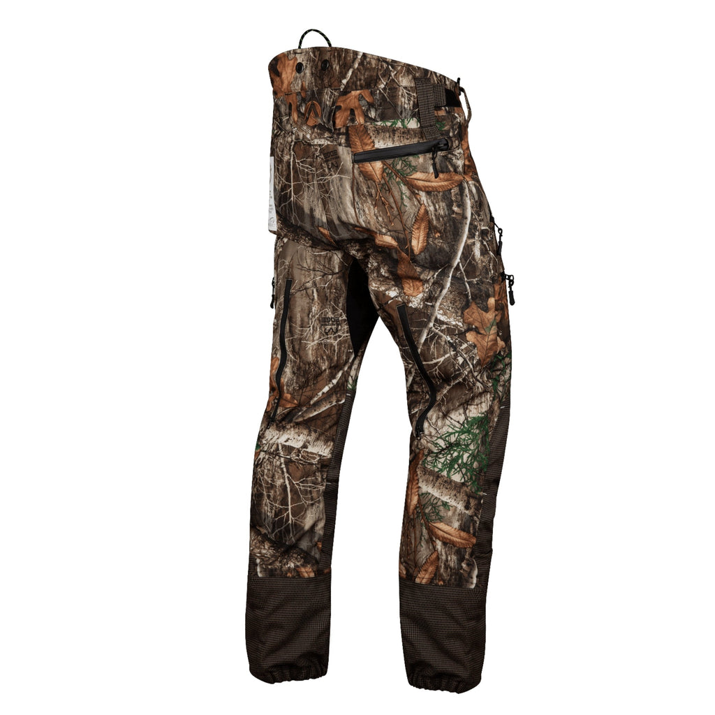 AT4060 UL - Breatheflex Pro Realtree Chainsaw Trousers Design A/Class 1 - Brown - Arbortec Forestwear