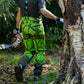 AT4060 UL - Breatheflex Pro Realtree Chainsaw Trousers Design A/Class 1 - Lime - Arbortec Forestwear