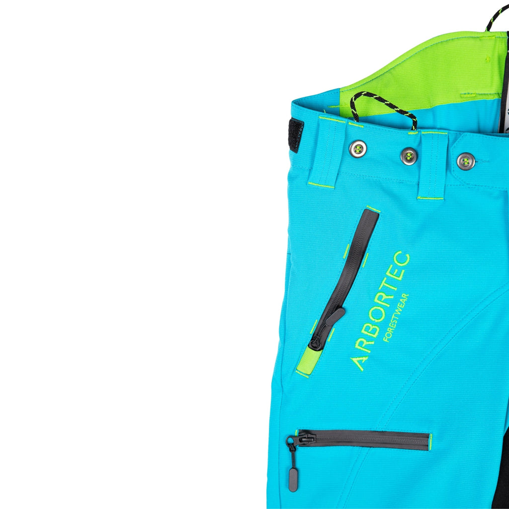 AT4060(US) Breatheflex Pro Chainsaw Pants UL Rated - Aqua - Arbortec Forestwear