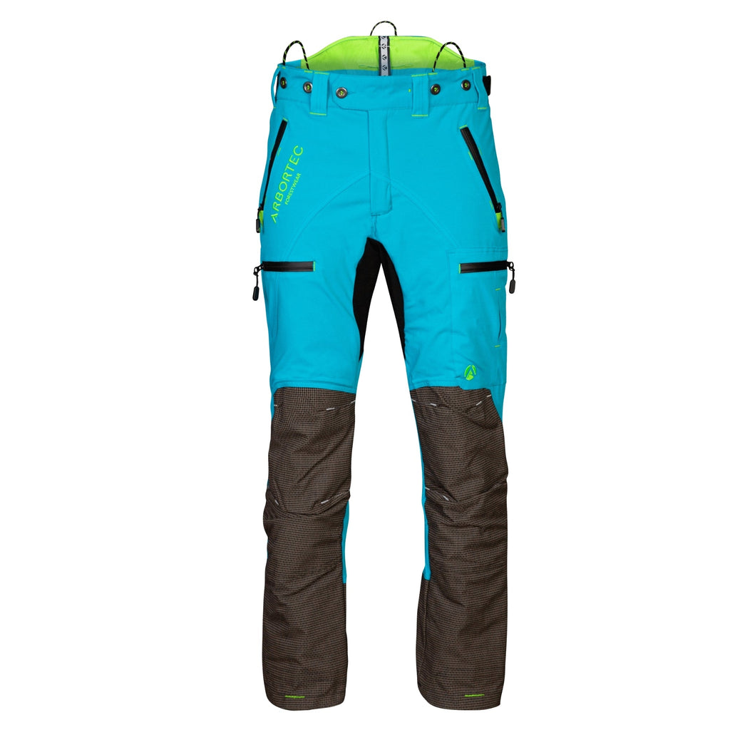 AT4060(US) Breatheflex Pro Chainsaw Pants UL Rated - Aqua - Arbortec Forestwear