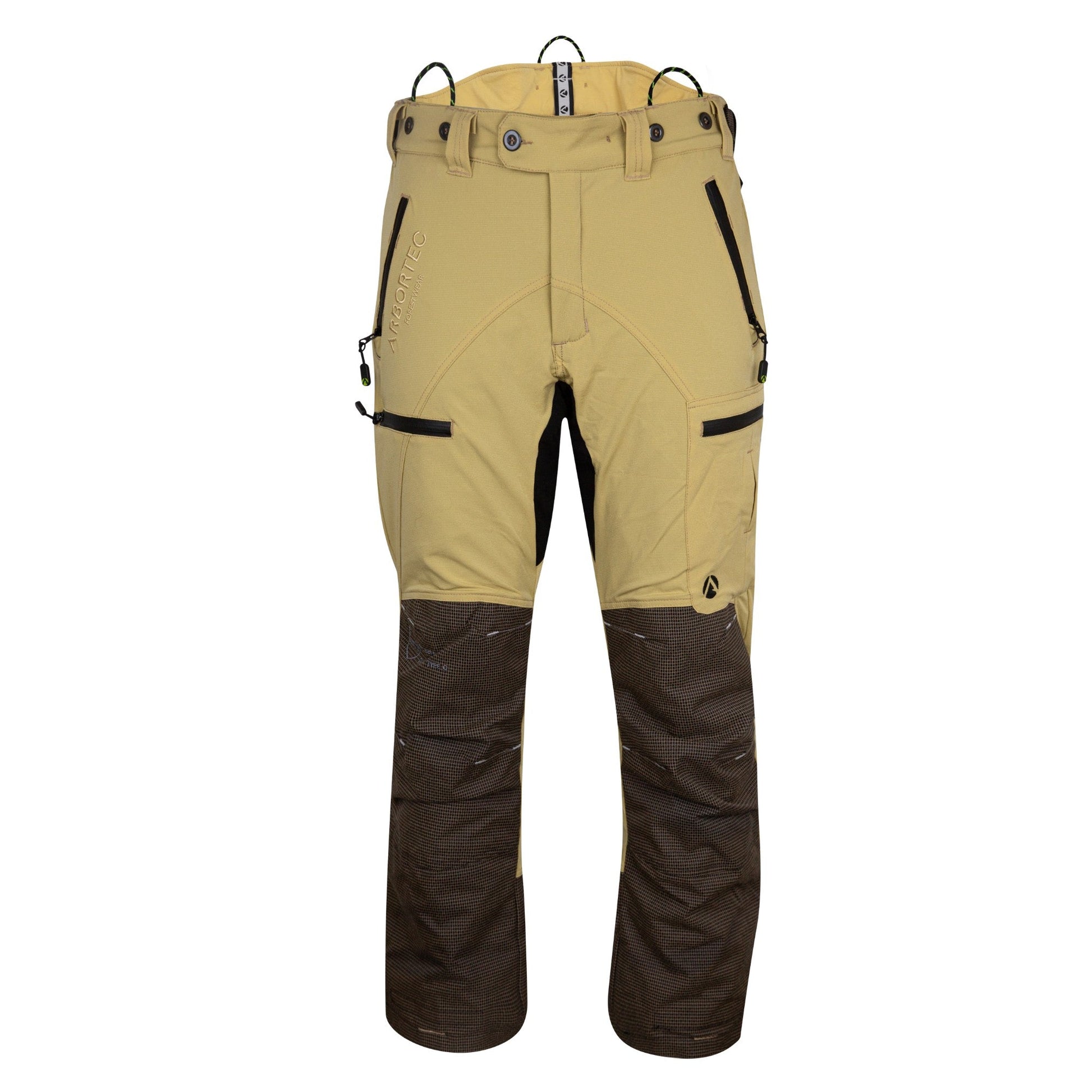 AT4060(US) Breatheflex Pro Chainsaw Pants UL Rated - Beige - Arbortec Forestwear