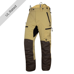 AT4060(US) Breatheflex Pro Chainsaw Pants UL Rated - Beige - Arbortec Forestwear