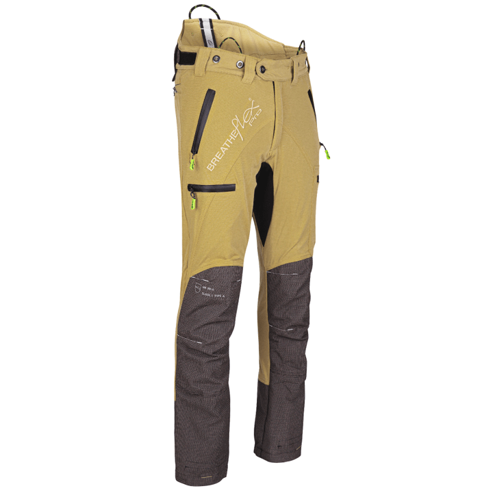 AT4060(US) Breatheflex Pro Chainsaw Pants UL Rated - Beige - Arbortec Forestwear