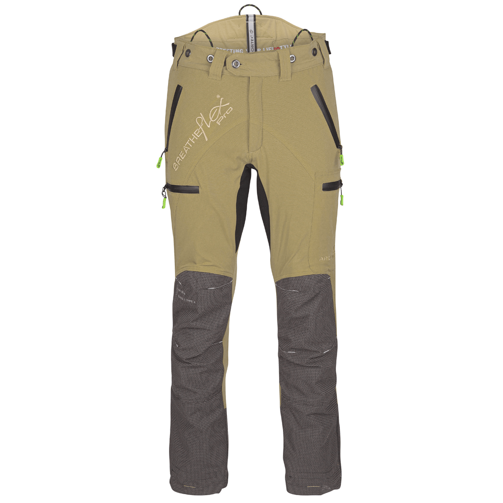 AT4060(US) Breatheflex Pro Chainsaw Pants UL Rated - Beige - Arbortec Forestwear