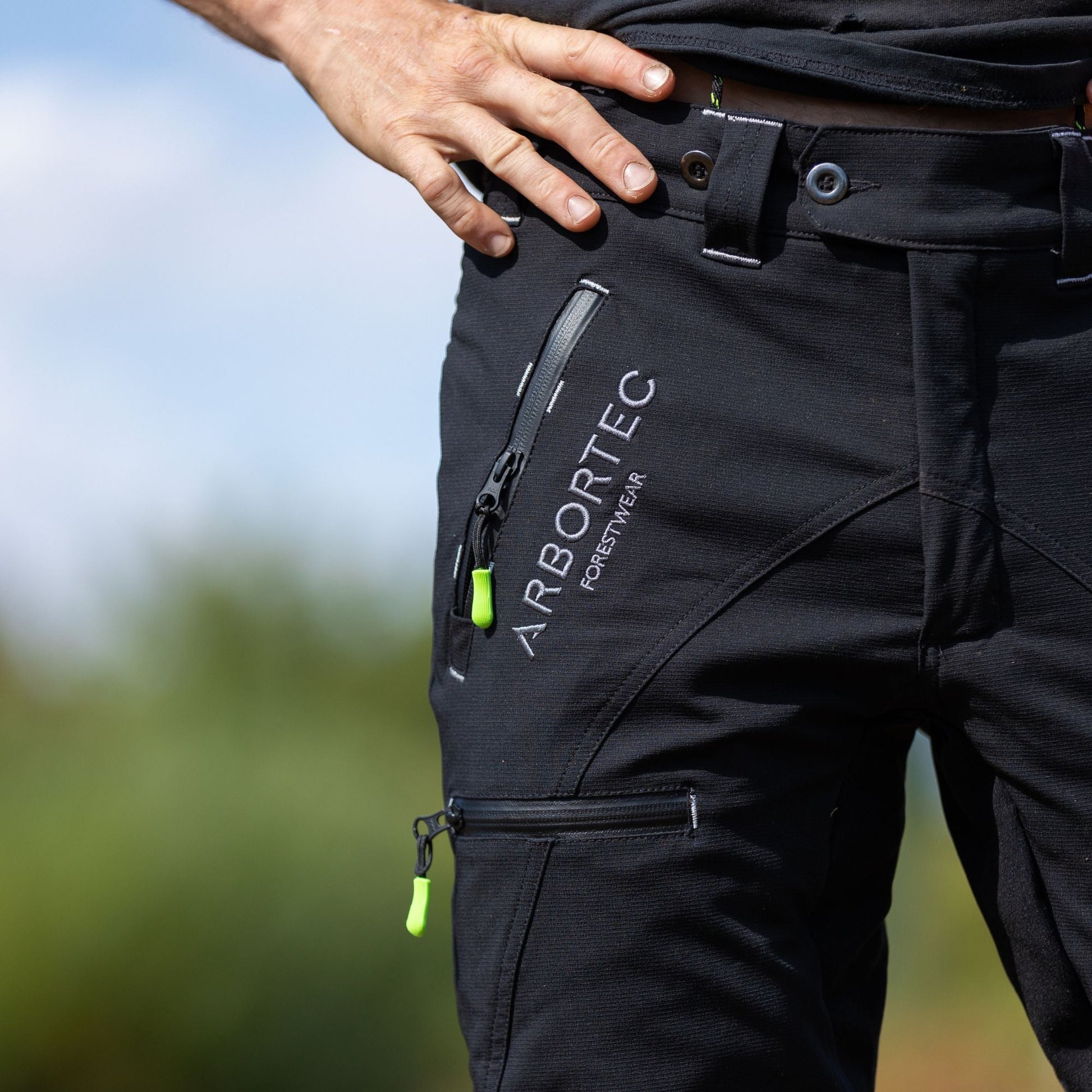 AT4060(US) Breatheflex Pro Chainsaw Pants UL Rated - Black - Arbortec Forestwear