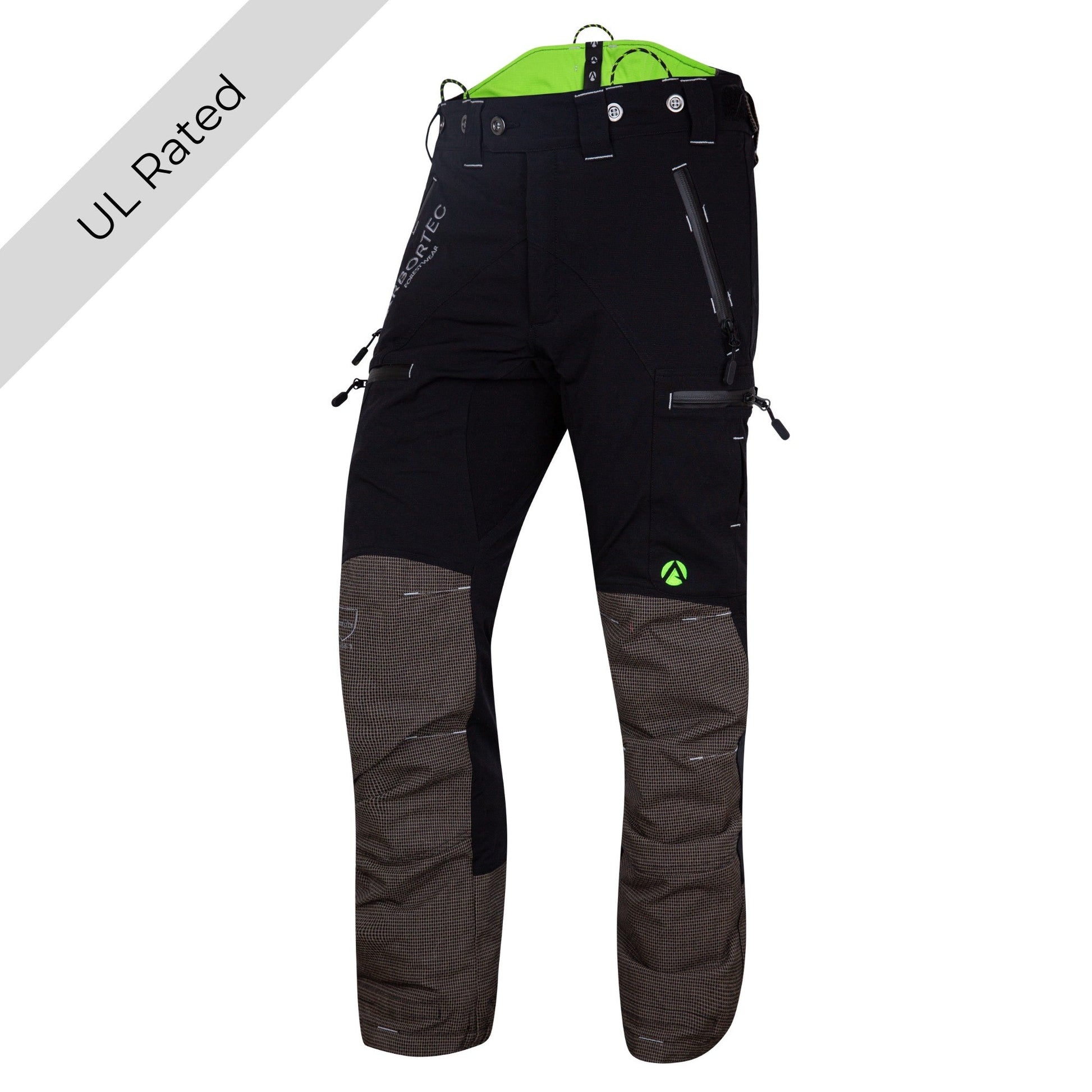 AT4060(US) Breatheflex Pro Chainsaw Pants UL Rated - Black - Arbortec Forestwear