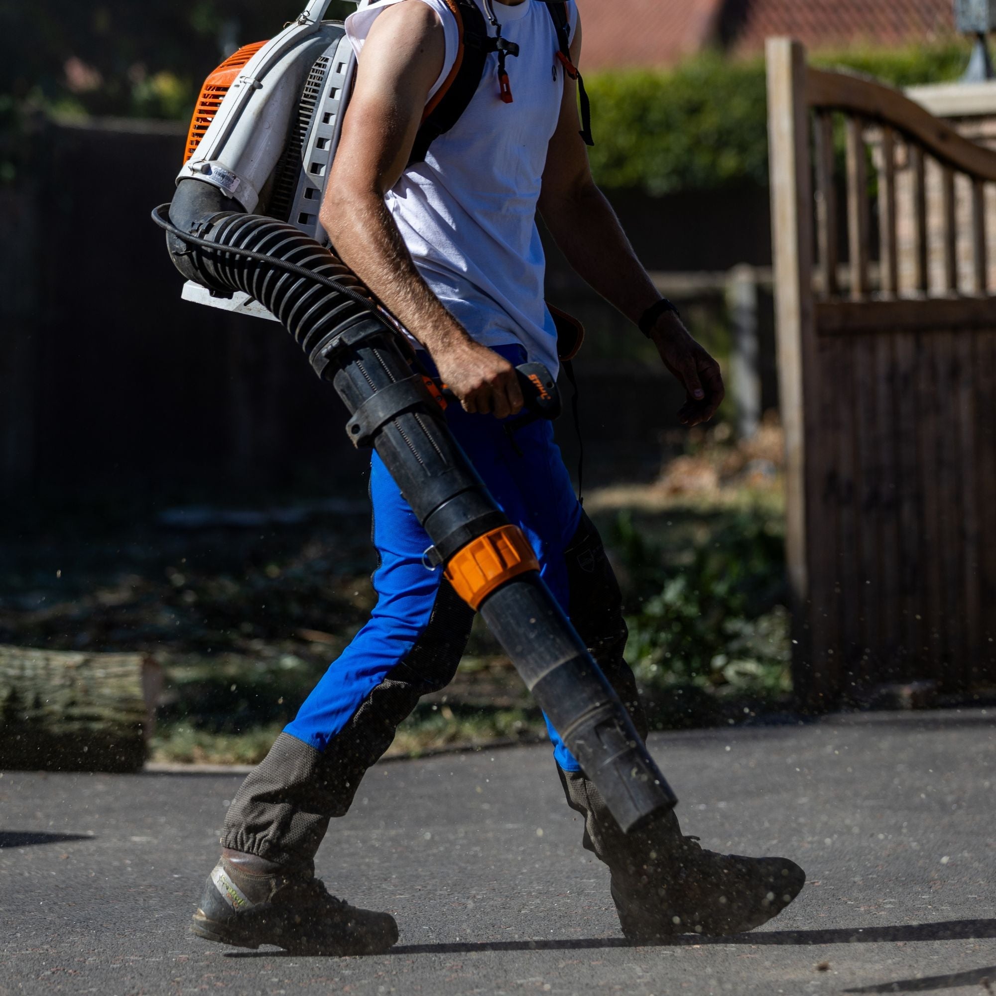 AT4060(US) Breatheflex Pro Chainsaw Pants UL Rated - Blue - Arbortec Forestwear