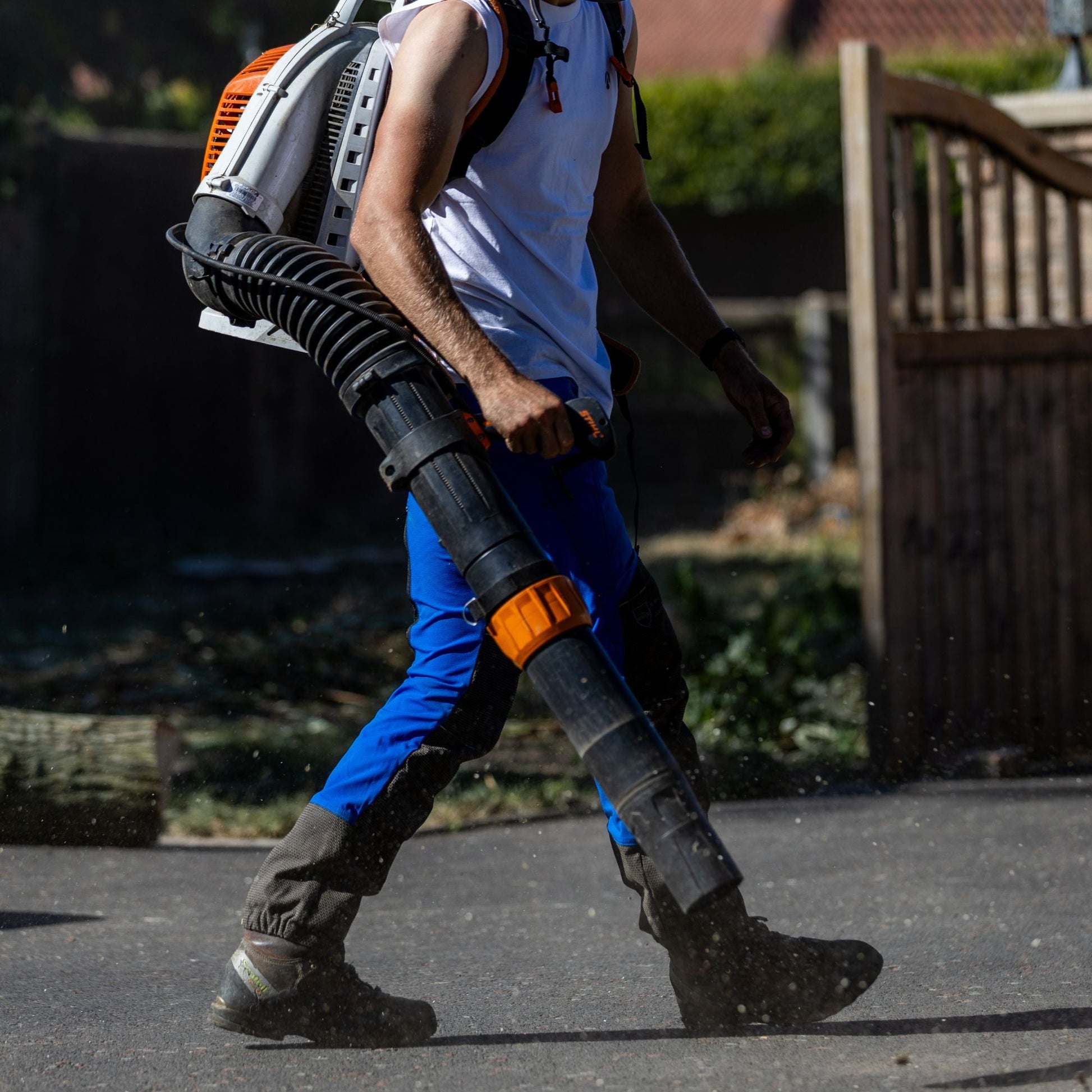 AT4060(US) Breatheflex Pro Chainsaw Pants UL Rated - Blue - Arbortec Forestwear