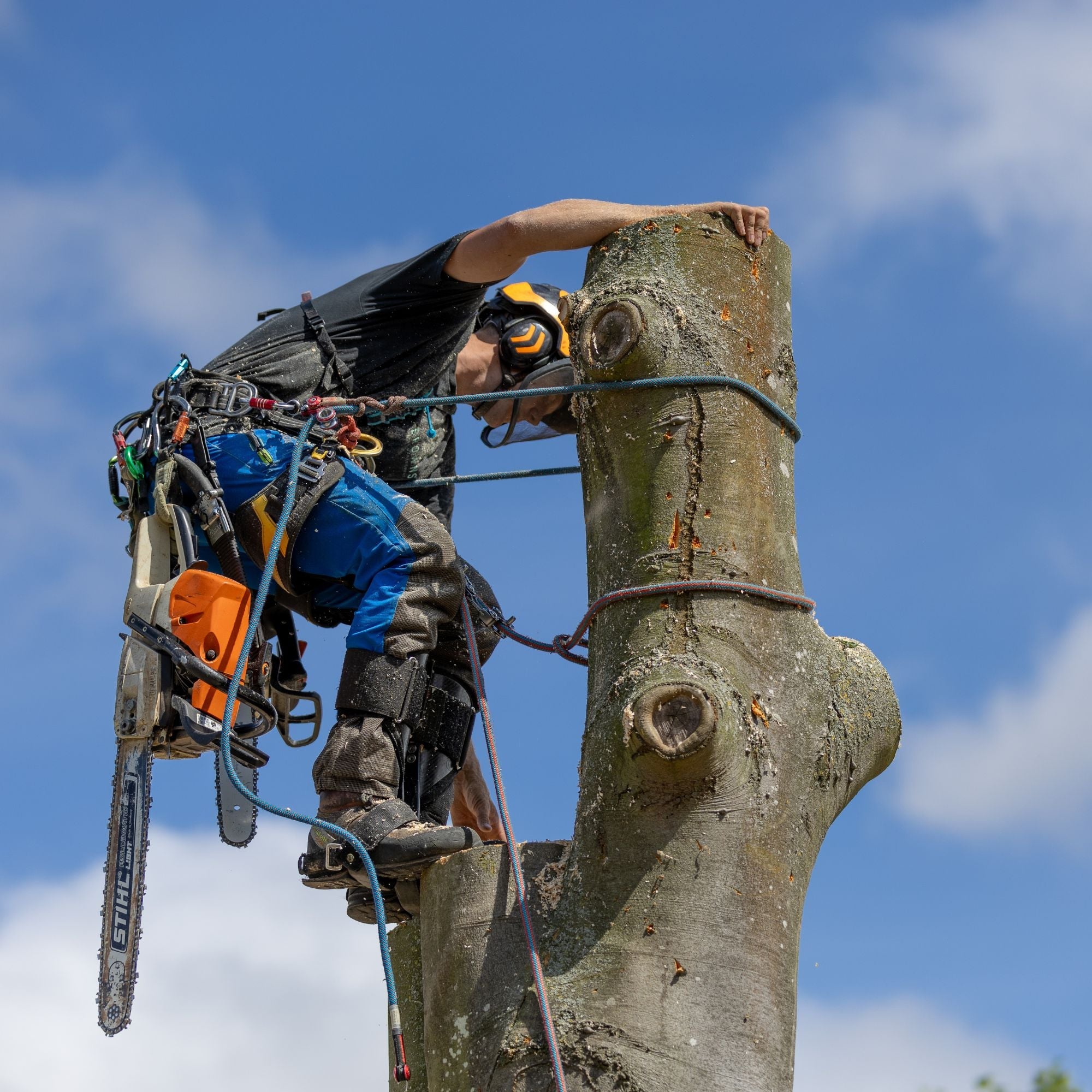 AT4060(US) Breatheflex Pro Chainsaw Pants UL Rated - Blue - Arbortec Forestwear