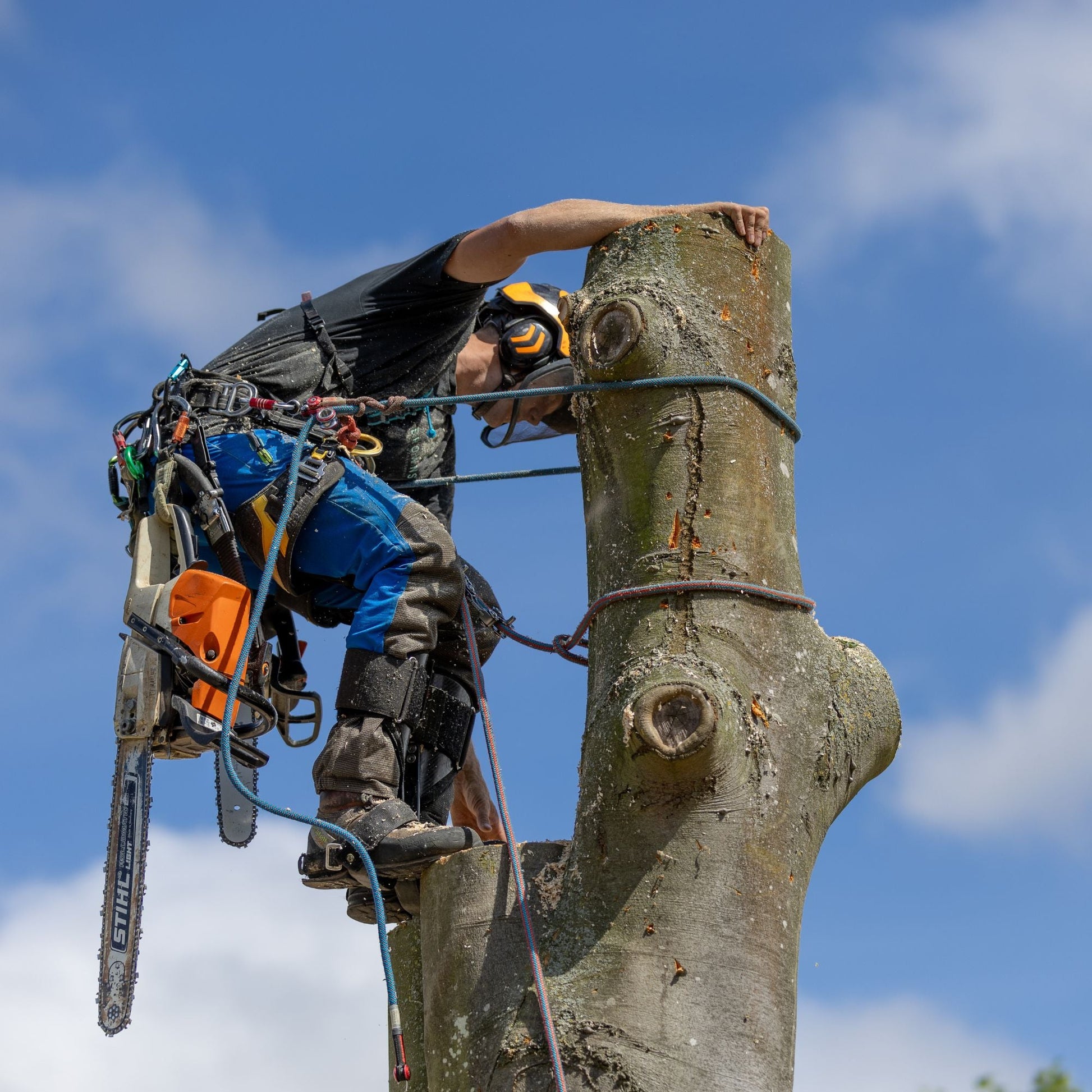 AT4060(US) Breatheflex Pro Chainsaw Pants UL Rated - Blue - Arbortec Forestwear