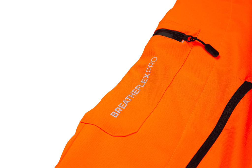 AT4060(US) Breatheflex Pro Chainsaw Pants UL Rated - Hi - Viz Orange - Arbortec Forestwear