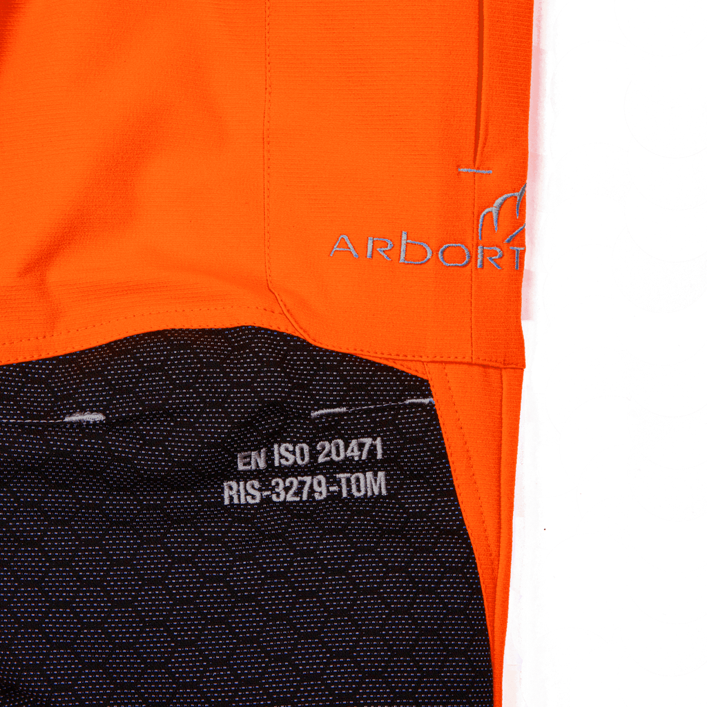 AT4060(US) Breatheflex Pro Chainsaw Pants UL Rated - Hi-Viz Orange - Arbortec Forestwear