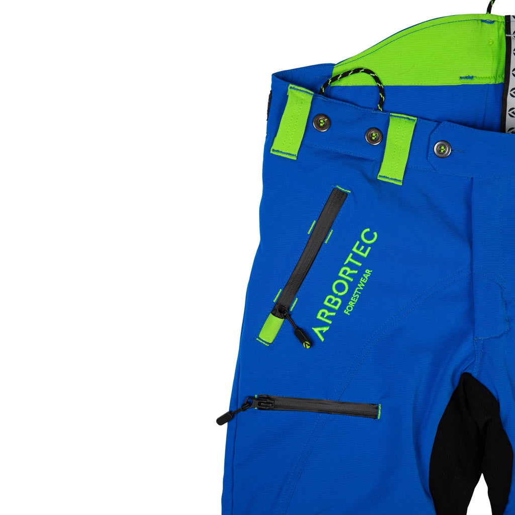 AT4060(US) Breatheflex Pro Chainsaw trousers UL Rated - Blue - Arbortec Forestwear