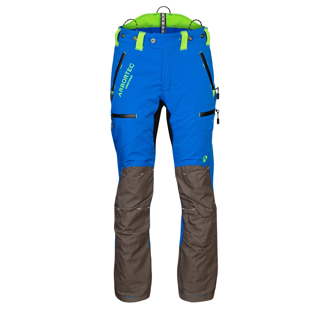 AT4060(US) Breatheflex Pro Chainsaw trousers UL Rated - Blue - Arbortec Forestwear