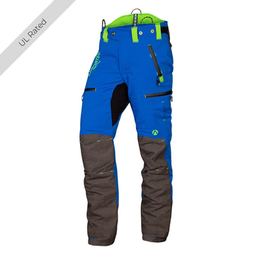 AT4060(US) Breatheflex Pro Chainsaw trousers UL Rated - Blue - Arbortec Forestwear