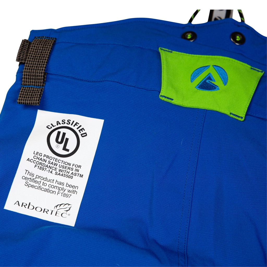 AT4060(US) Breatheflex Pro Chainsaw trousers UL Rated - Blue - Arbortec Forestwear