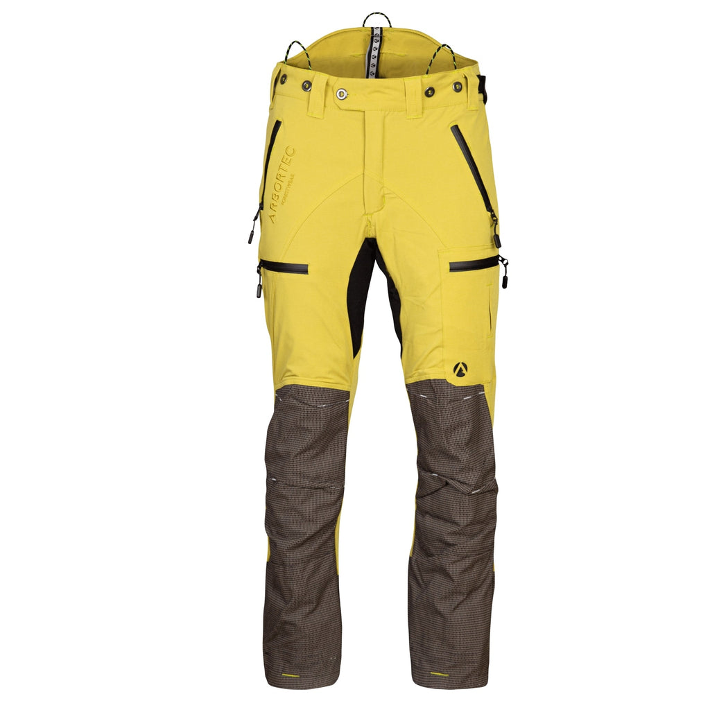 AT4060(US) Breatheflex Pro Chainsaw trousers UL Rated - Citrine - Arbortec Forestwear