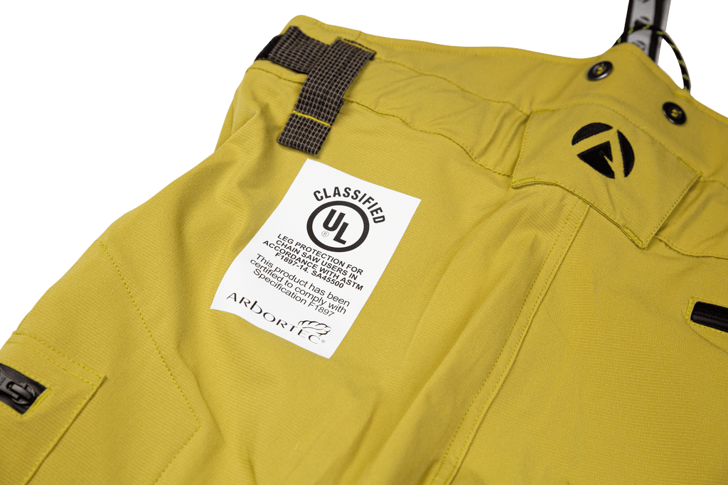AT4060(US) Breatheflex Pro Chainsaw trousers UL Rated - Citrine - Arbortec Forestwear