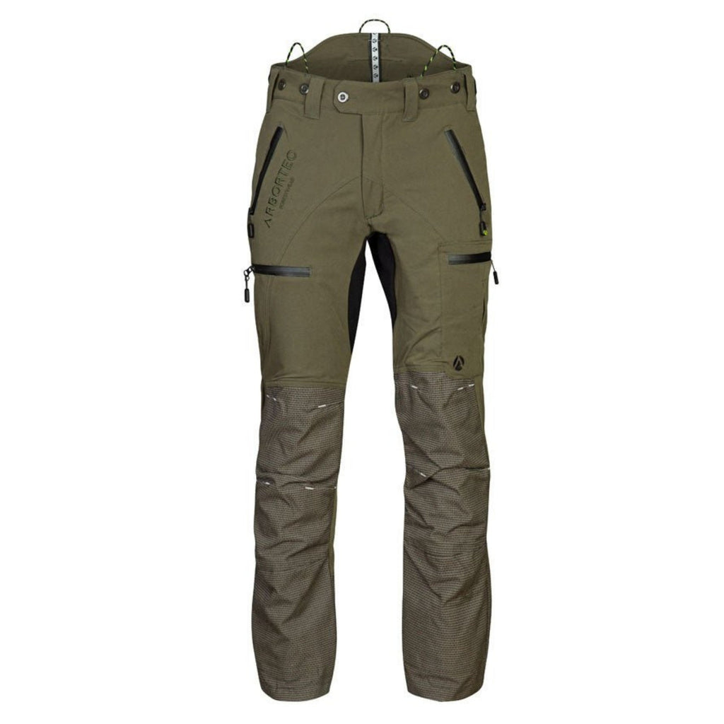 AT4060(US) Breatheflex Pro Chainsaw Trousers UL Rated - Olive - Arbortec Forestwear