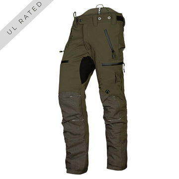 AT4060(US) Breatheflex Pro Chainsaw Trousers UL Rated - Olive - Arbortec Forestwear