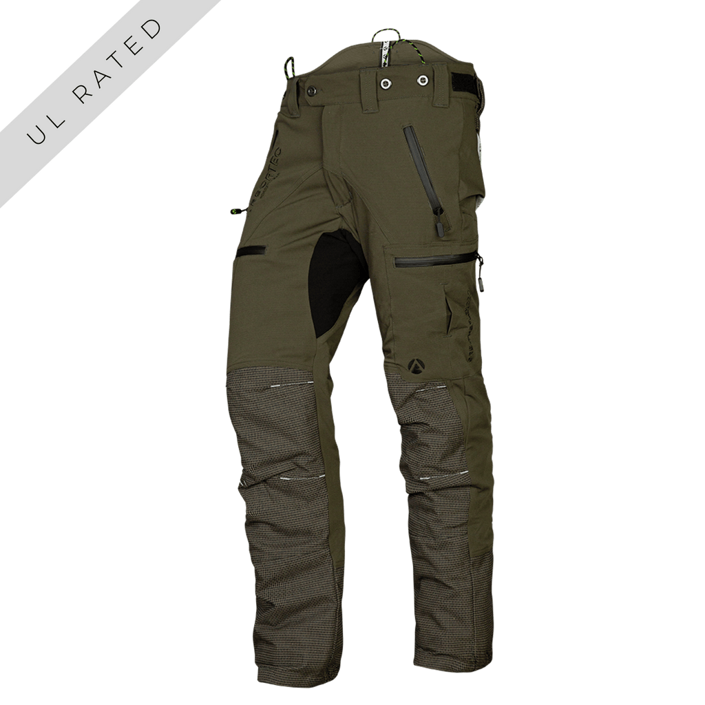 AT4060(US) Breatheflex Pro Chainsaw Trousers UL Rated - Olive - Arbortec Forestwear