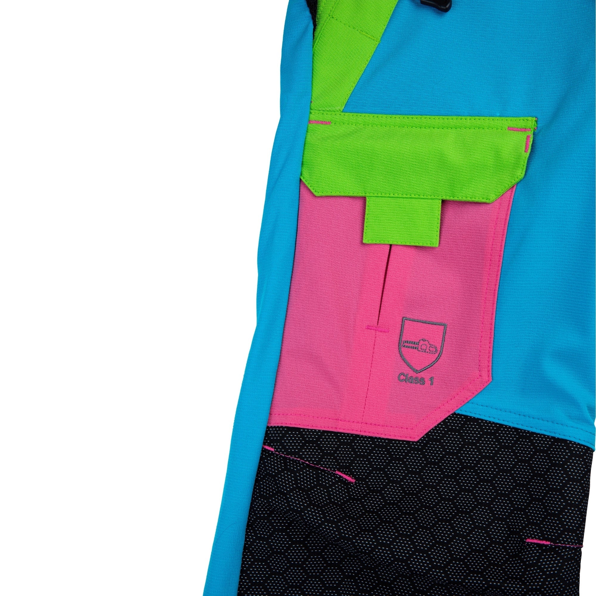 AT4062(EU) Arbortec Vented Chainsaw Trousers Design A Class 1 - Aqua M