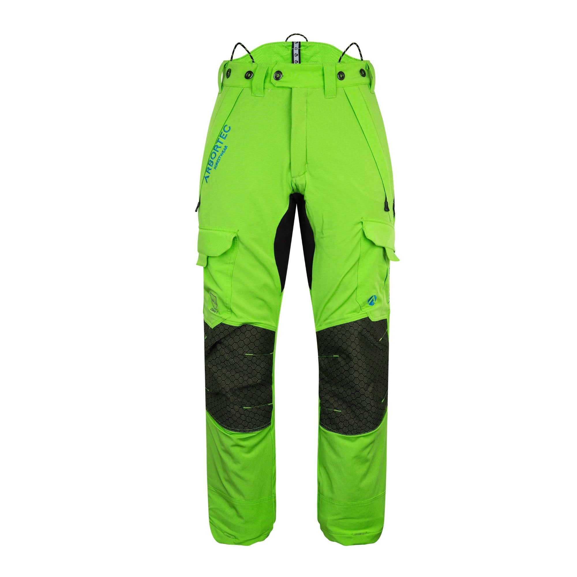 AT4062(EU) Arbortec Vented Chainsaw Trousers Design A Class 1 - Lime