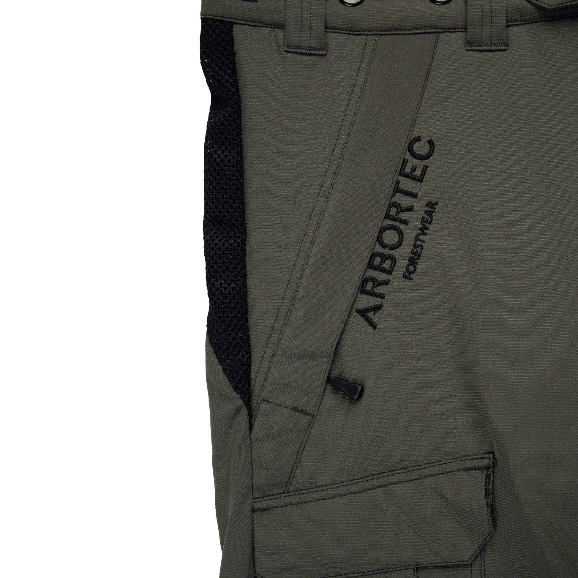 AT4062(EU) Arbortec Vented Chainsaw Trousers Design A Class 1 - Olive - Arbortec Forestwear
