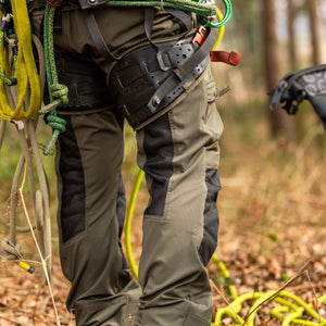 AT4062(EU) Arbortec Vented Chainsaw Trousers Design A Class 1 - Olive - Arbortec Forestwear