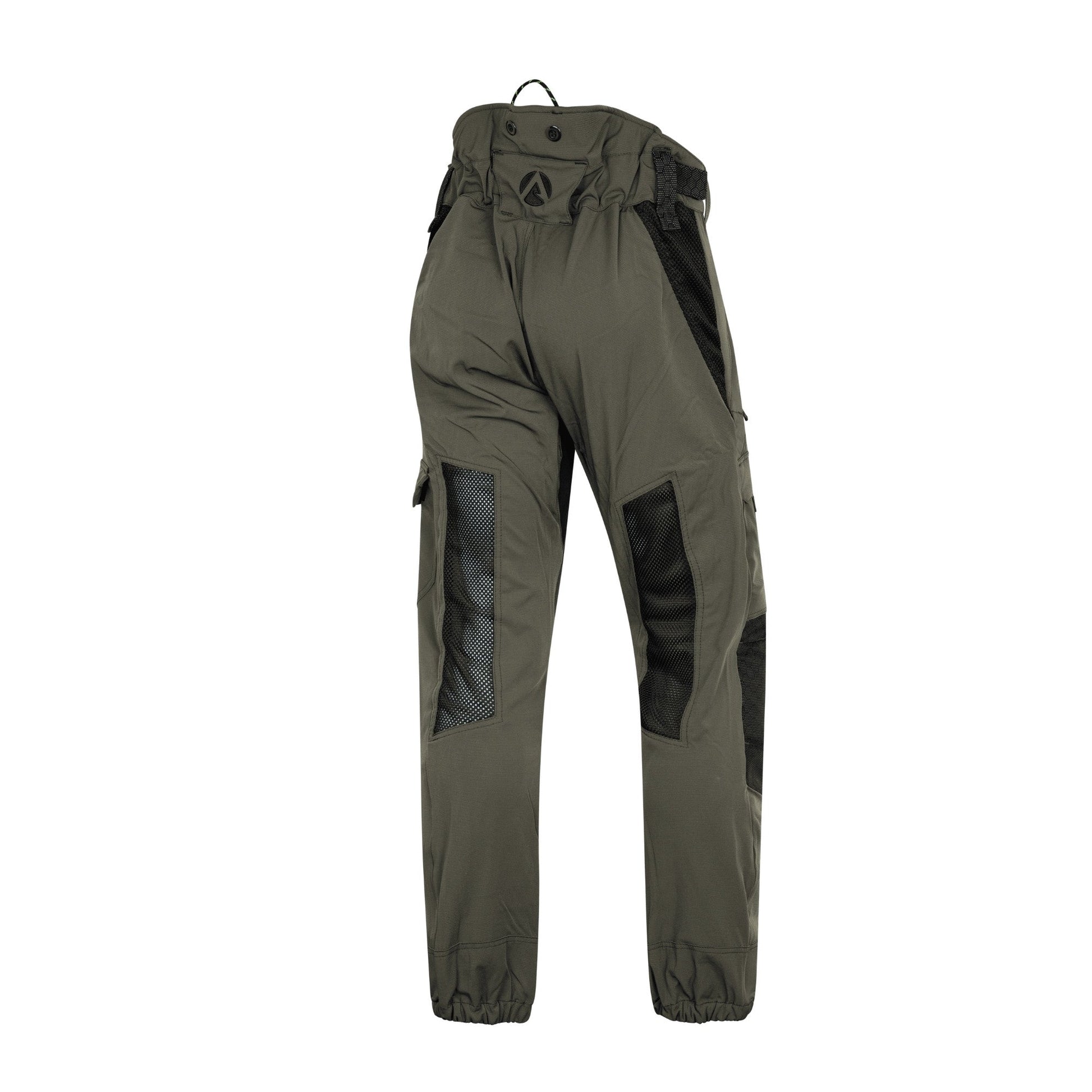 AT4062(EU) Arbortec Vented Chainsaw Trousers Design A Class 1 - Olive - Arbortec Forestwear
