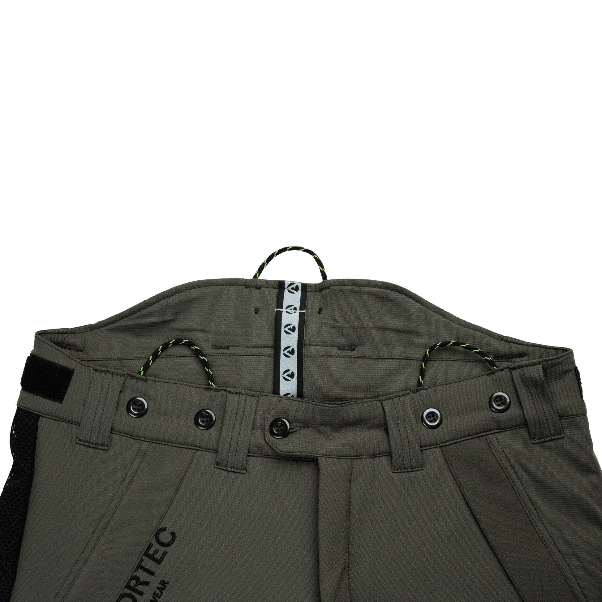 AT4062(EU) Arbortec Vented Chainsaw Trousers Design A Class 1 - Olive - Arbortec Forestwear