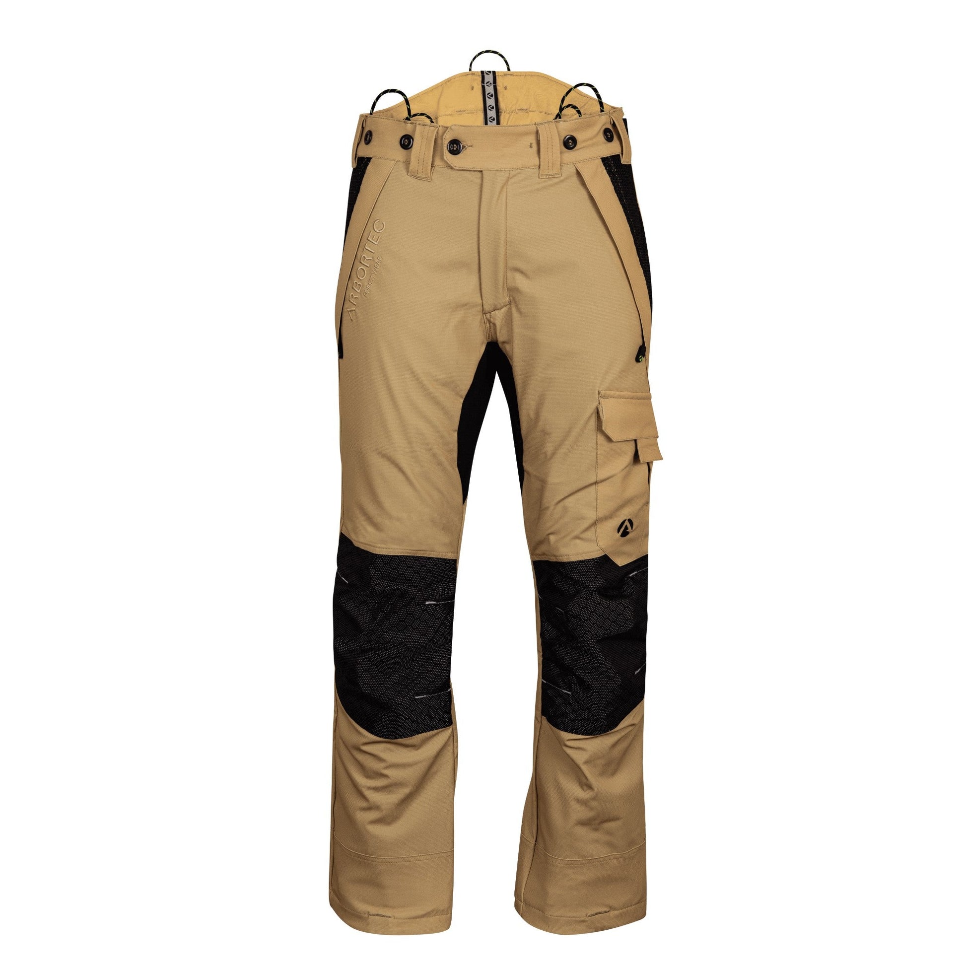 AT4062(US) Arbortec Vented Chainsaw Pants - Beige - Arbortec Forestwear