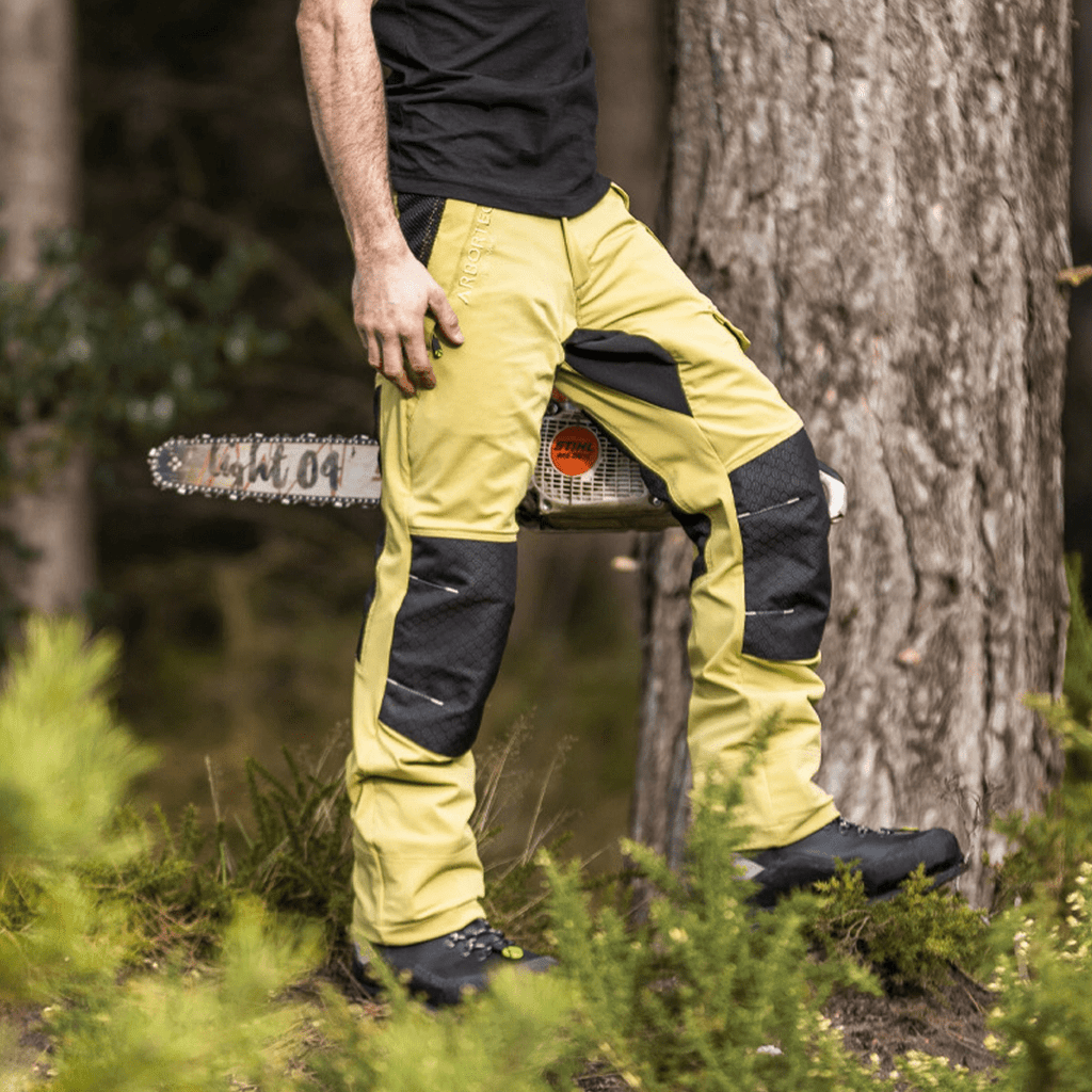 AT4062(US) Arbortec Vented Chainsaw Pants - Beige - Arbortec Forestwear