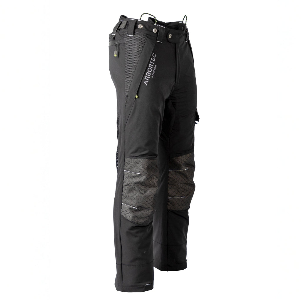 AT4062(US) Arbortec Vented Chainsaw Pants - Black - Arbortec Forestwear