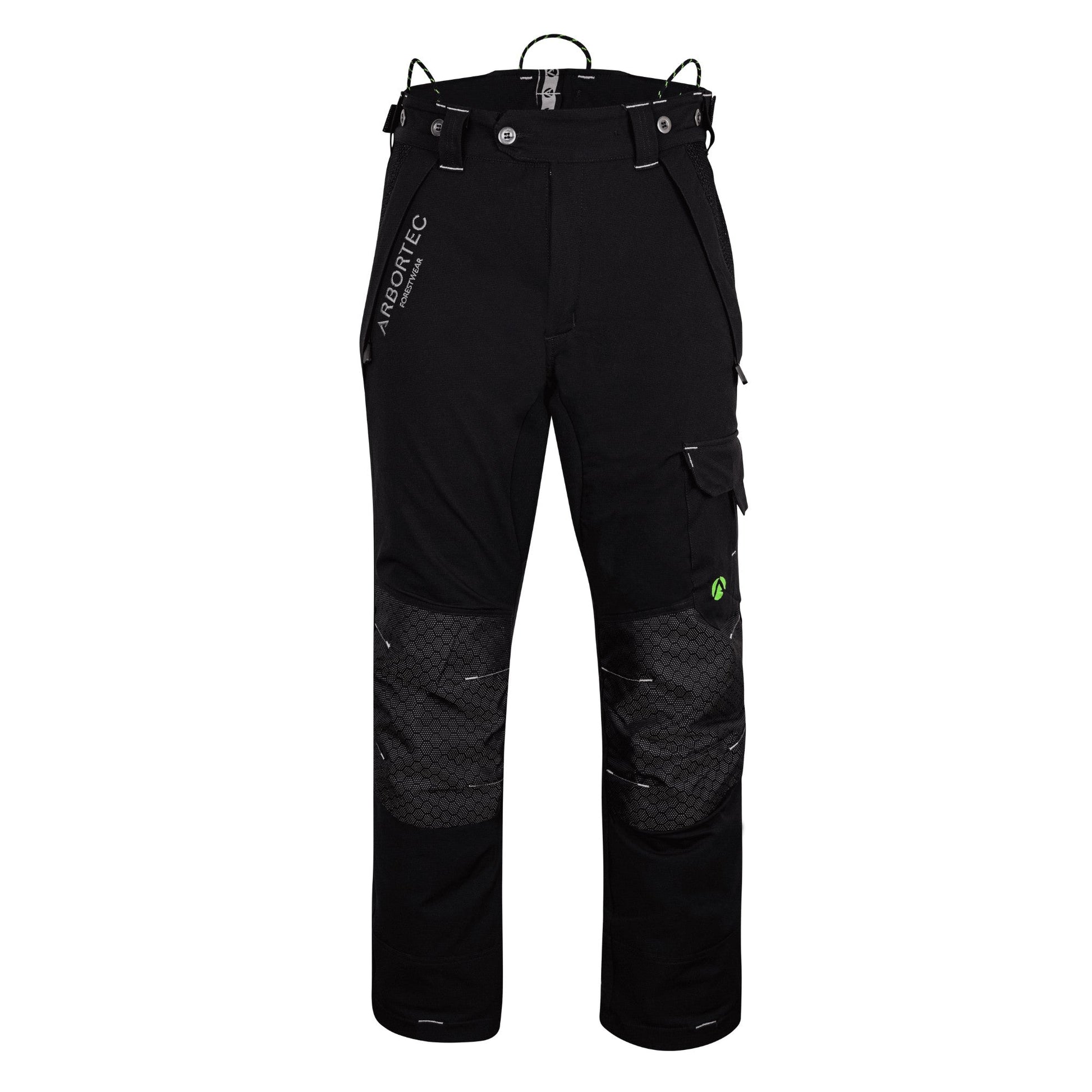 AT4062(US) Arbortec Vented Chainsaw Pants - Black - Arbortec Forestwear
