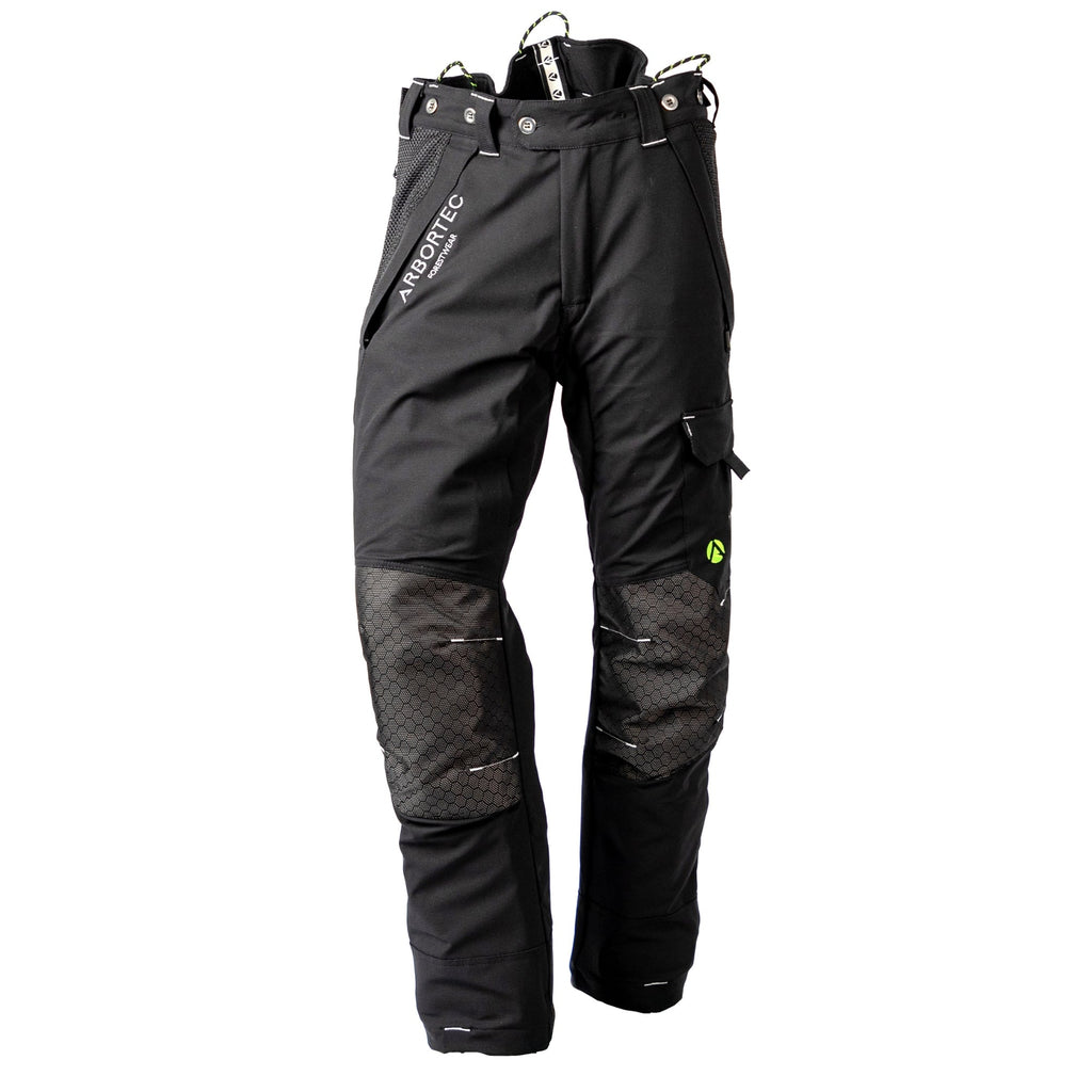 AT4062(US) Arbortec Vented Chainsaw Pants - Black - Arbortec Forestwear