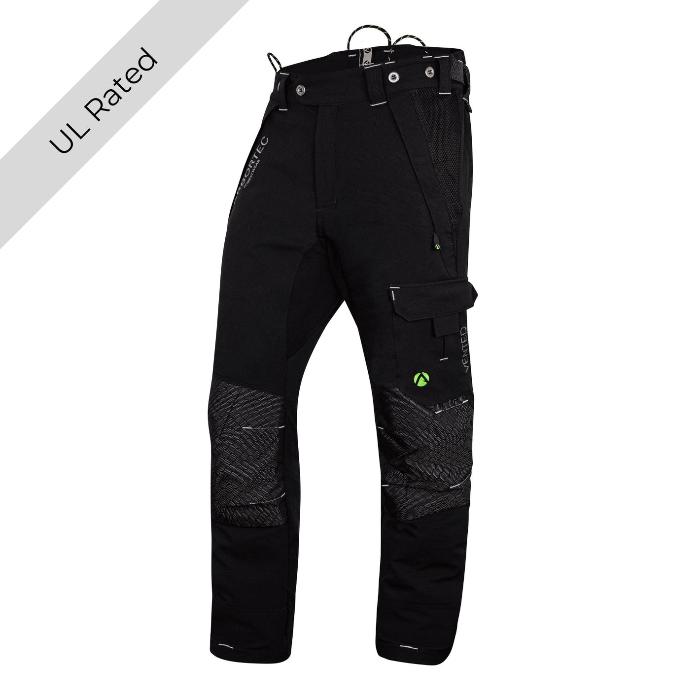 AT4062(US) Arbortec Vented Chainsaw Pants - Black - Arbortec Forestwear