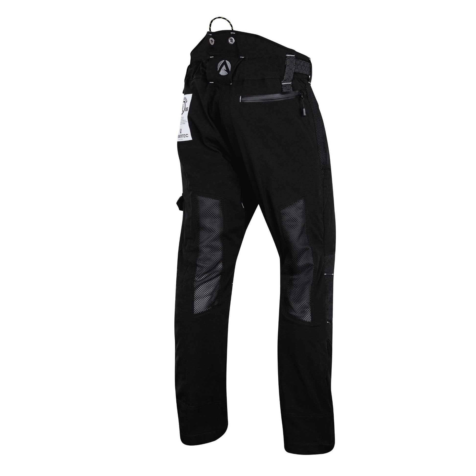 AT4062(US) Arbortec Vented Chainsaw Pants - Black - Arbortec Forestwear