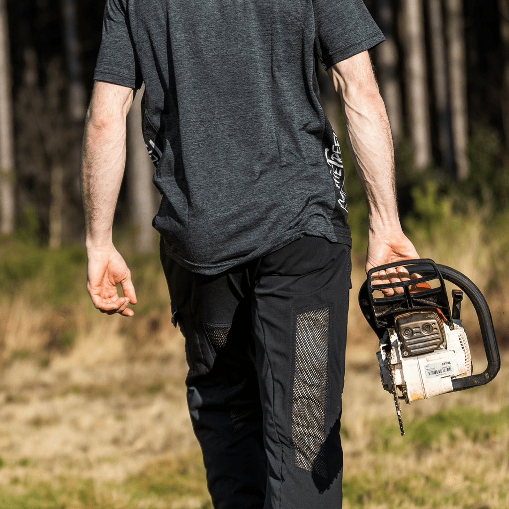 AT4062(US) Arbortec Vented Chainsaw Pants - Black - Arbortec Forestwear