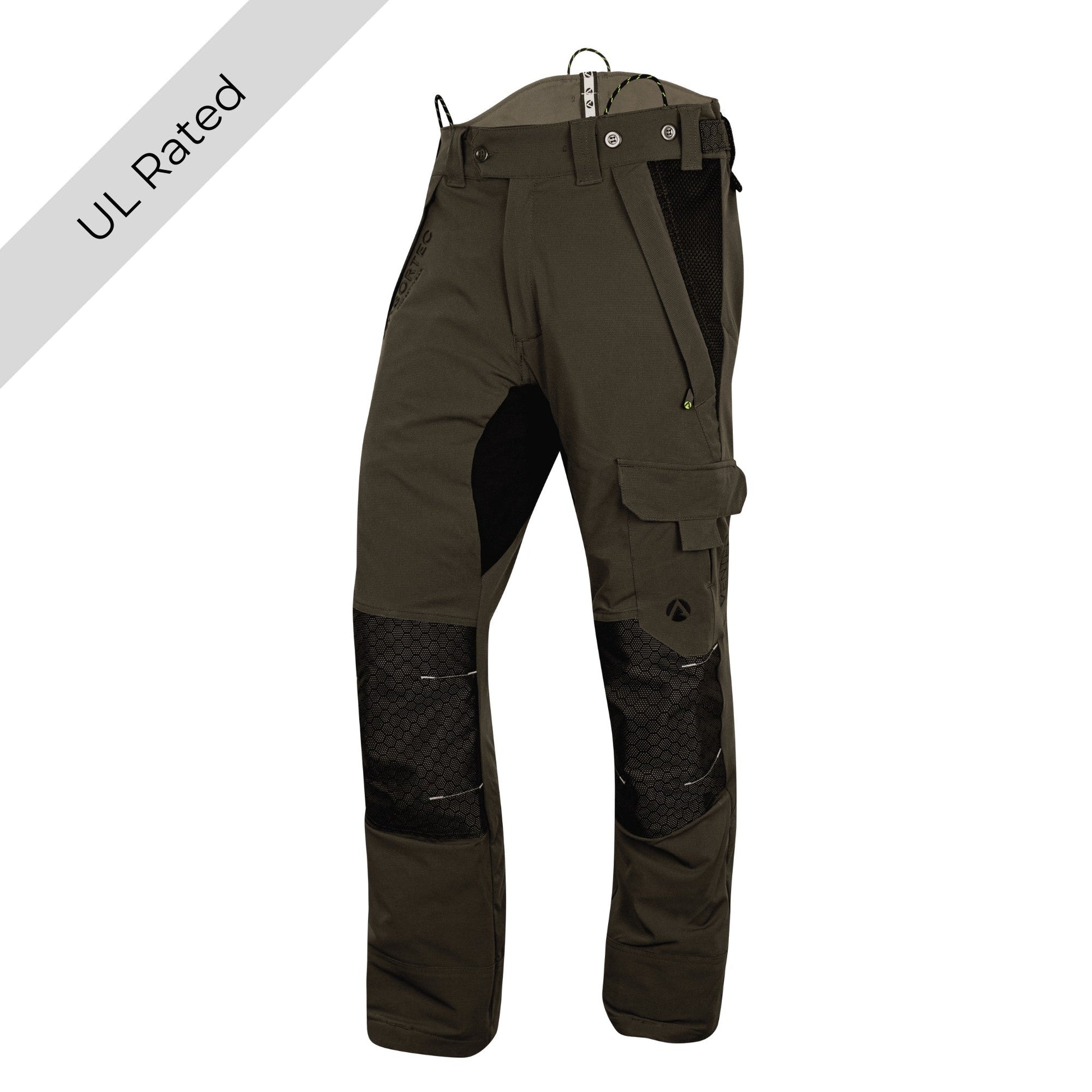 AT4062(US) Arbortec Vented Chainsaw Pants - Olive - Arbortec Forestwear