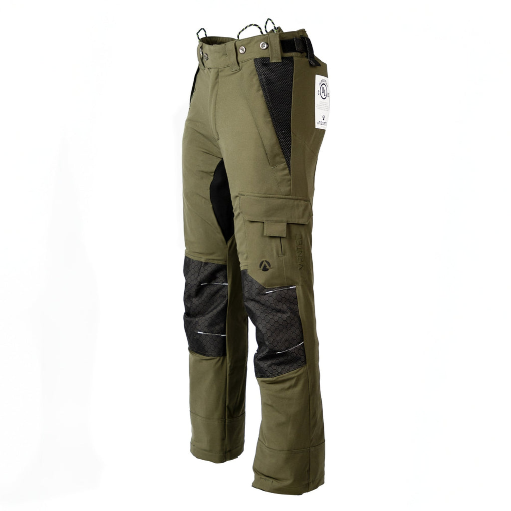 AT4062(US) Arbortec Vented Chainsaw Pants - Olive - Arbortec Forestwear