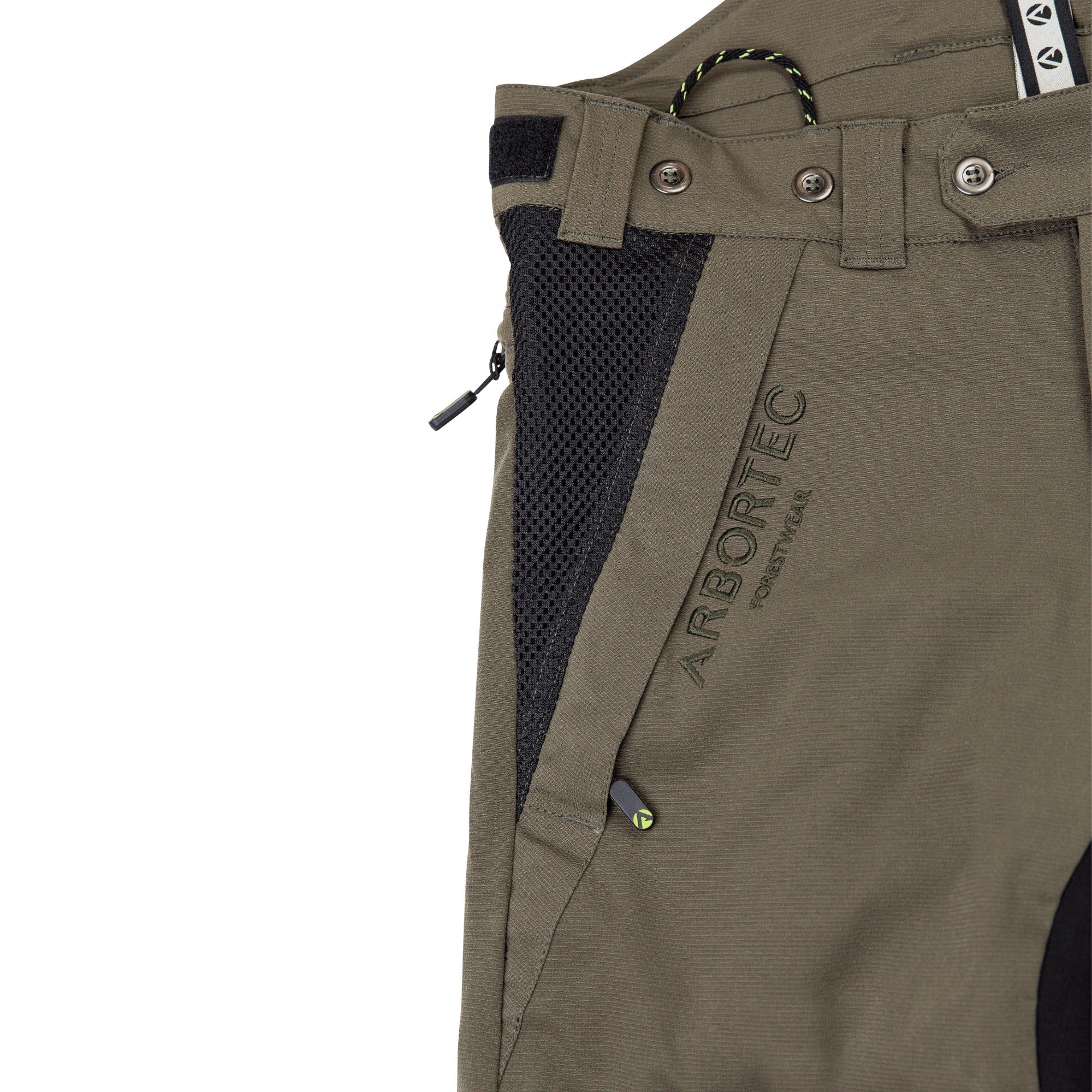 AT4062(US) Arbortec Vented Chainsaw Pants - Olive - Arbortec Forestwear