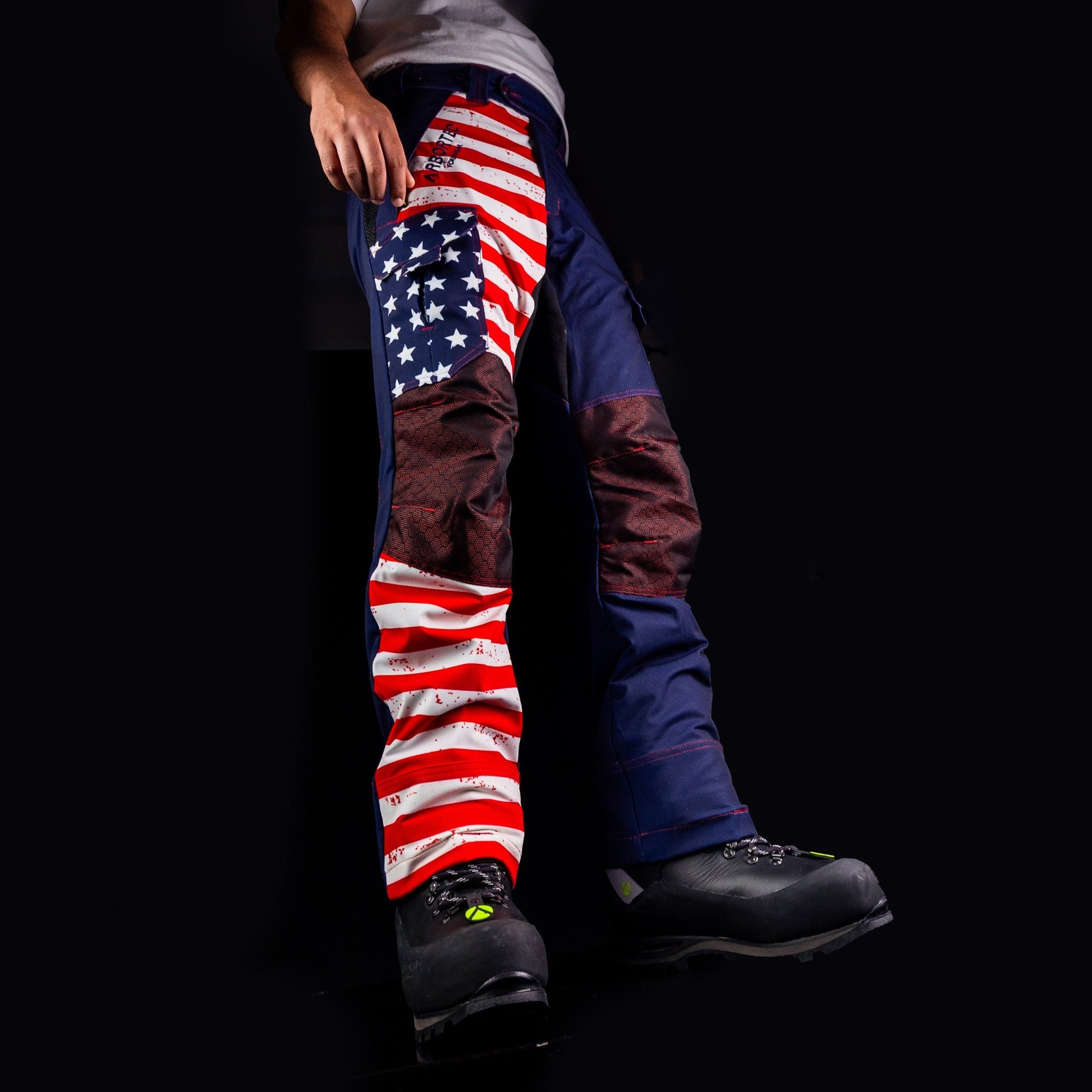AT4062(US) Arbortec Vented US Patriot Chainsaw Pants - Limited Edition - Arbortec Forestwear